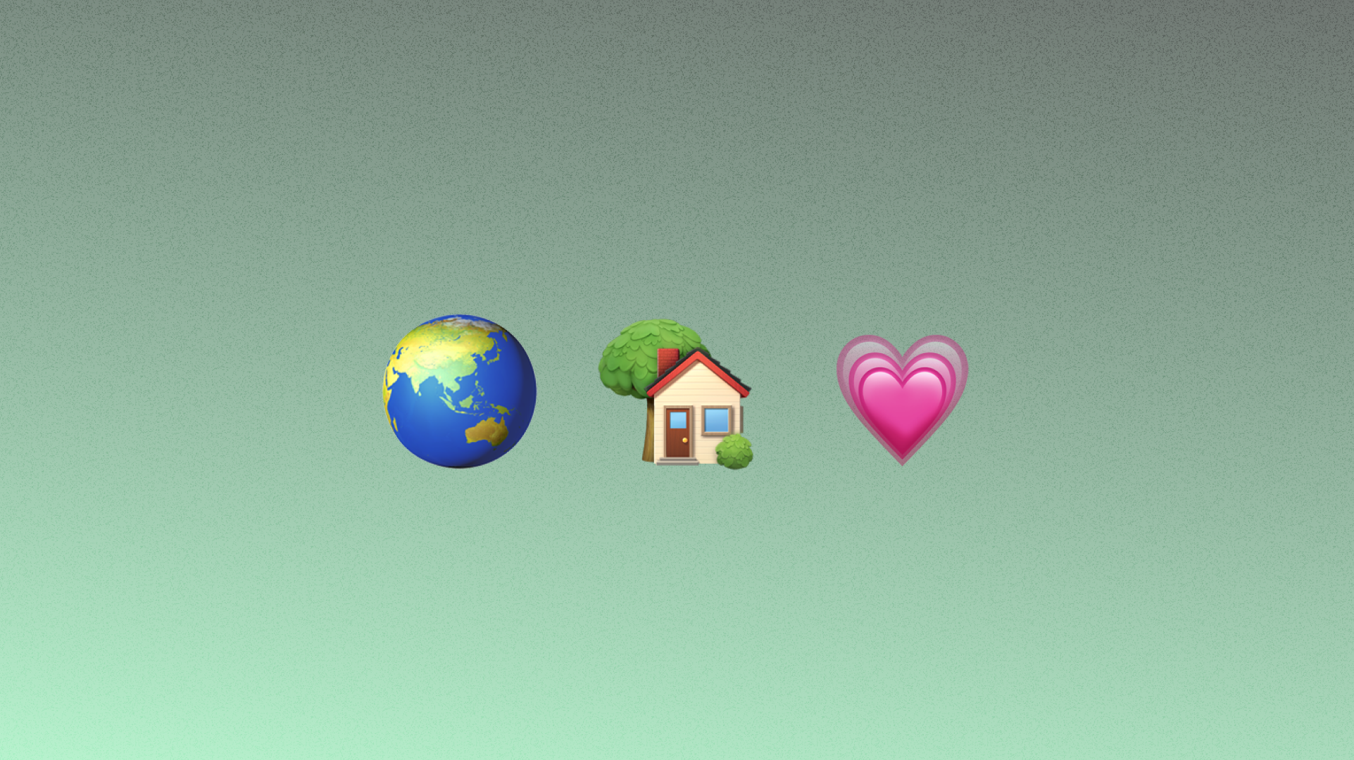 Cover photo for blog post titled How to Live Sustainably with Your Housemates. Symbols containing earth, house and love heart.